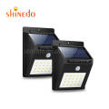 New Arrival Super Bright Waterproof Outdoor Led Solar Sensor Wall Light For Garden, Garage, Pathway